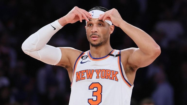 New York Knicks guard Josh Hart  during Game Four of...