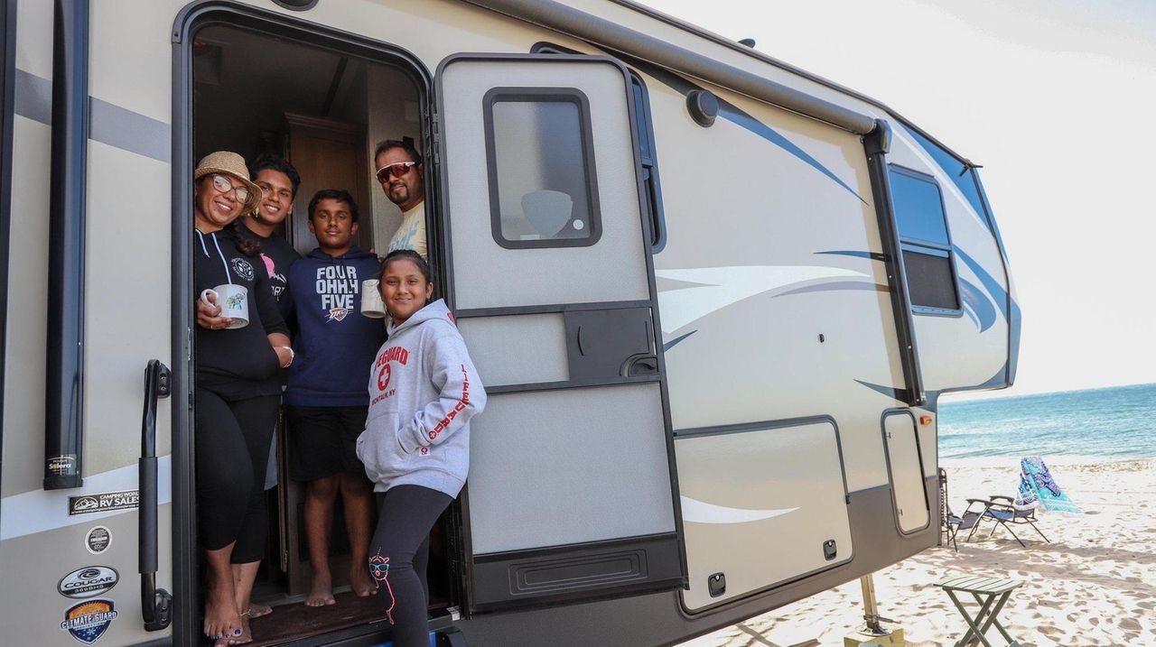 Whether by beach or woods, some budgetconscious LI families love