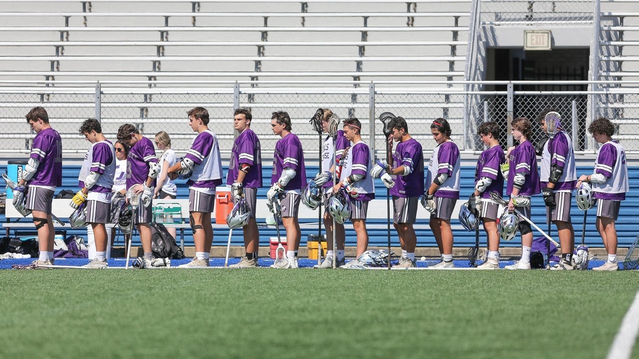 Port Jefferson boys lacrosse team honors Aidan Kaminska Newsday