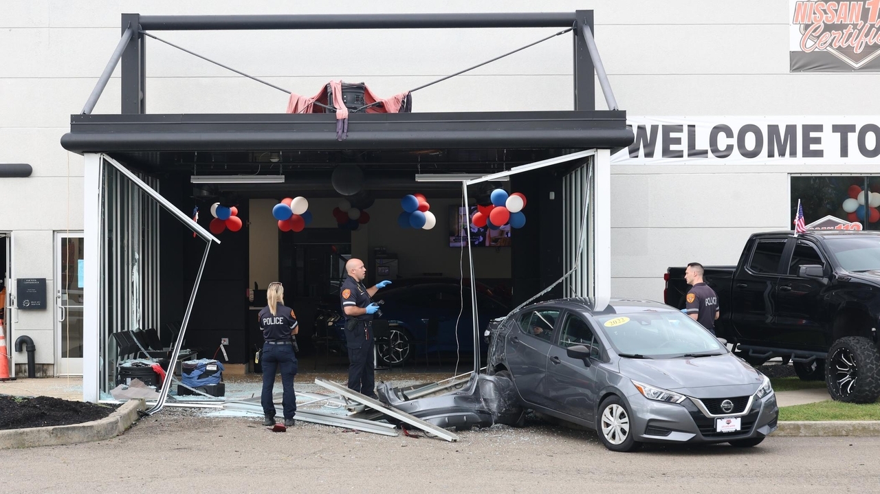 Dodge Charger stolen from Medford dealership showroom; other cars damaged
