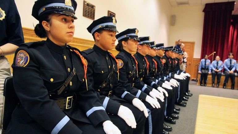 The 2014 Nassau County Law Enforcement Explorers National Team on...