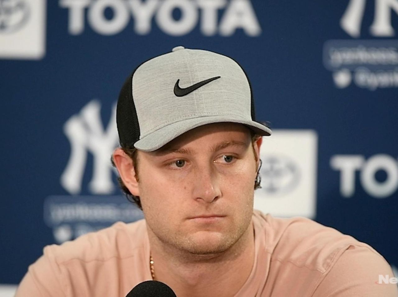 Gerrit Cole trolled on social media for bringing sign to Yankees press  conference