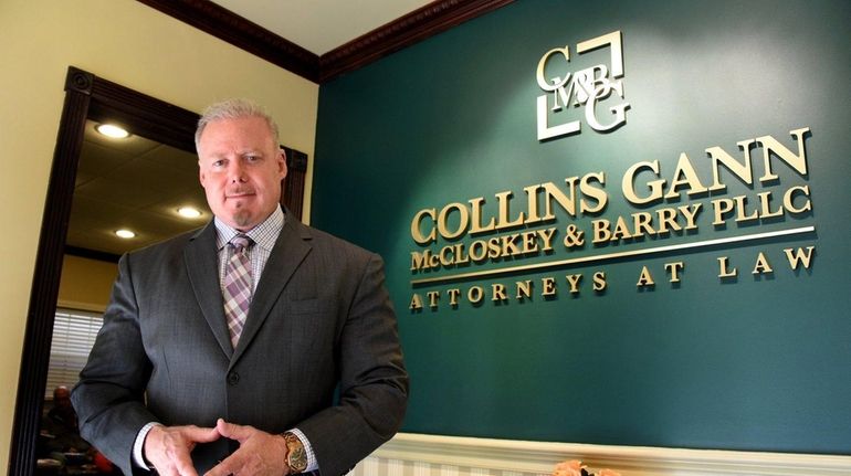 Rick Collins, at his Mineola office, Friday, Nov. 16, 2017,...