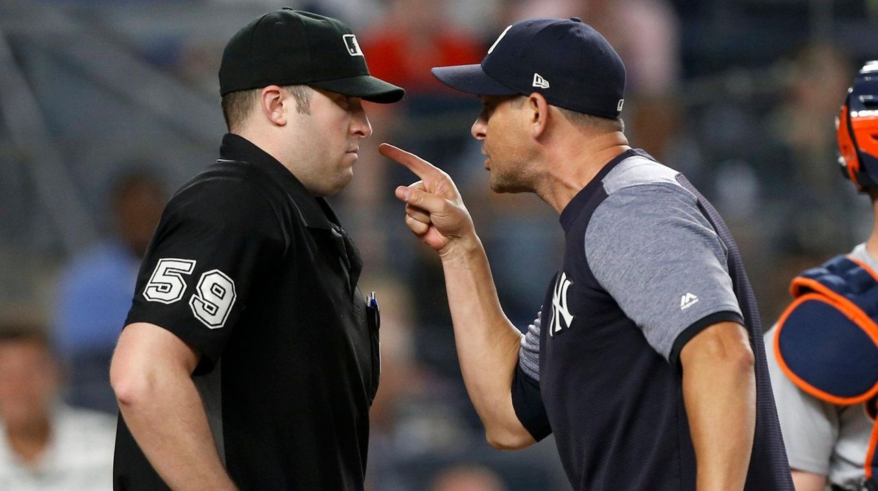 Yankees manager Aaron Boone suspended for one game after latest run-in with  umpires - Newsday