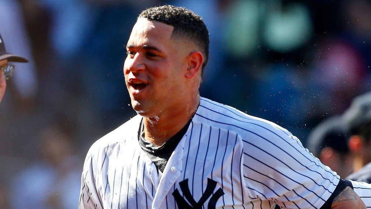 New York Yankees bench slumping catcher Gary Sanchez for third