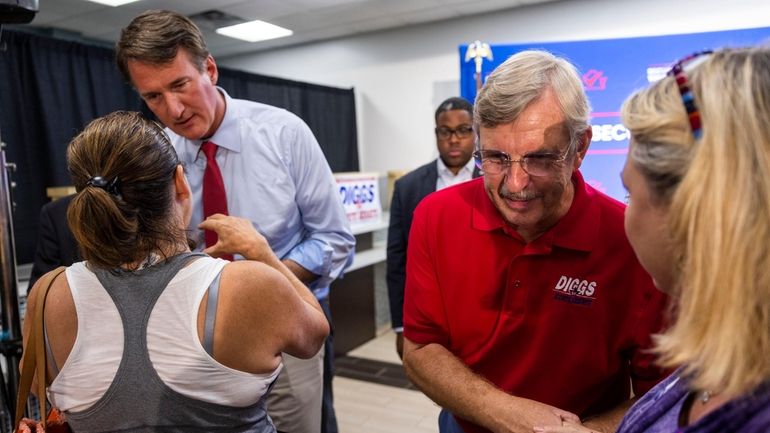 Governor of Virginia Glenn Youngkin and 24th district state senate...