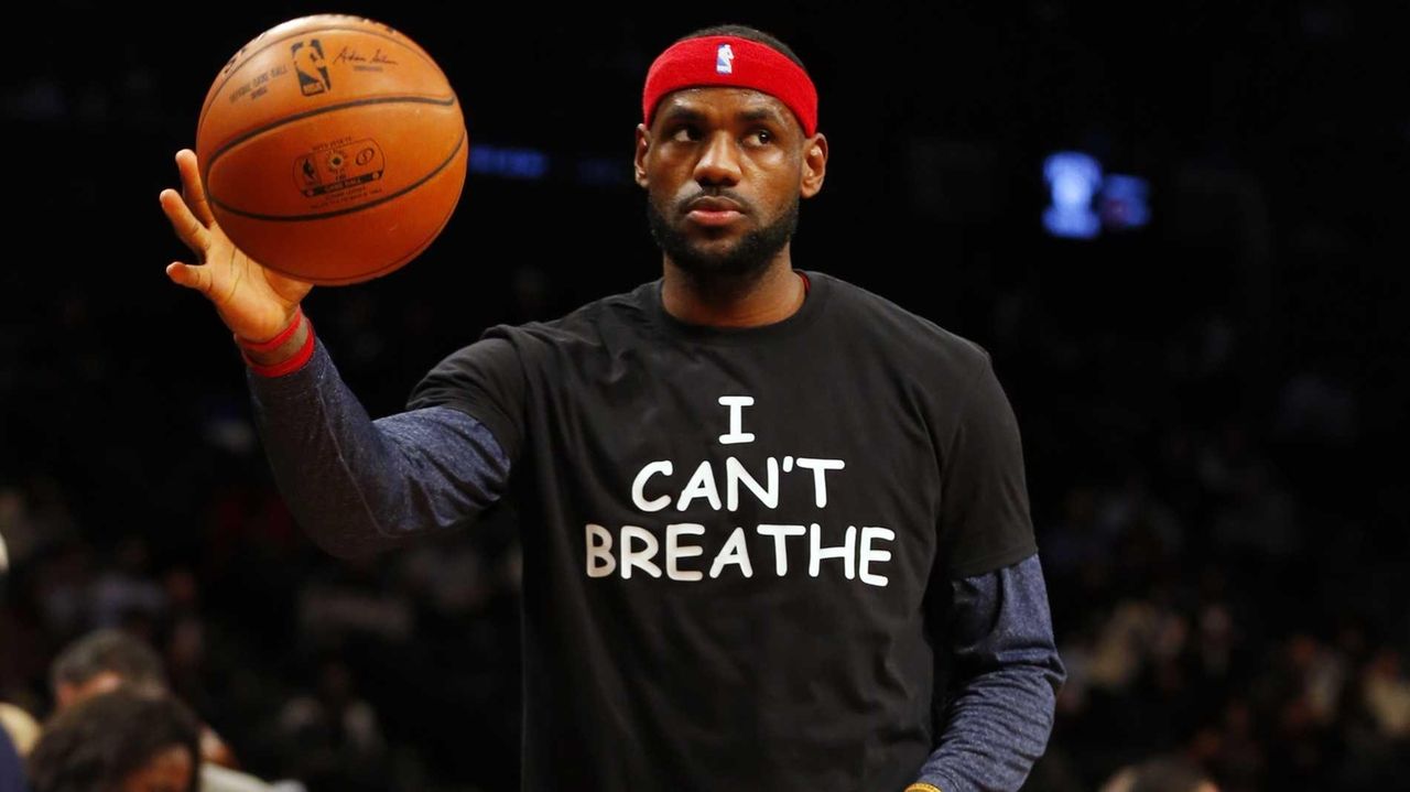 LeBron James: NBA Player Wears 'I Can't Breathe' Shirt During Warm-Ups