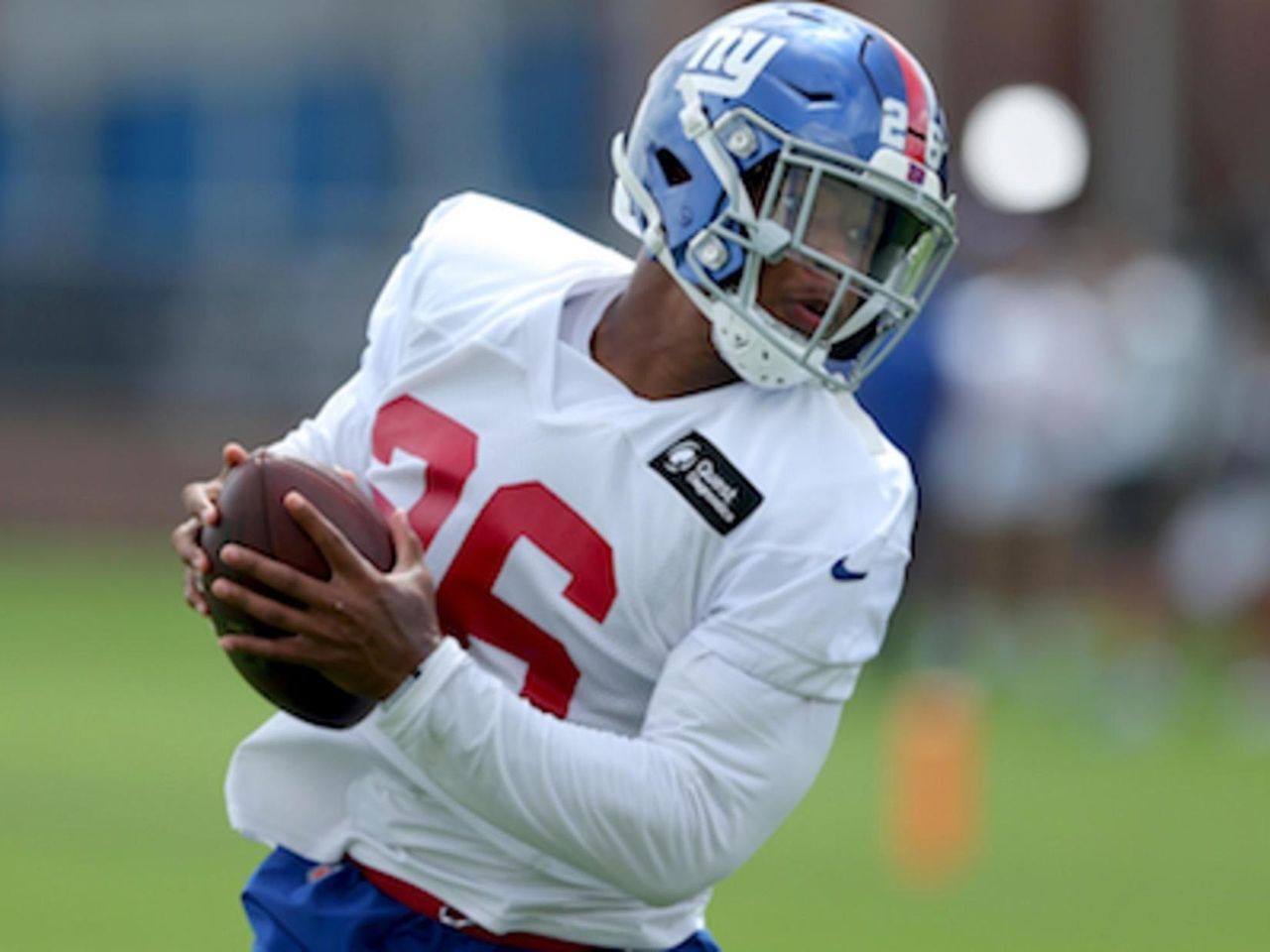 New York Giants running back Saquon Barkley admits his father