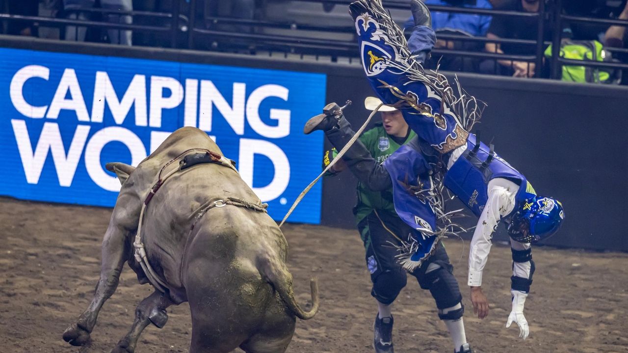 Professional bull riders invade the Barclays Center