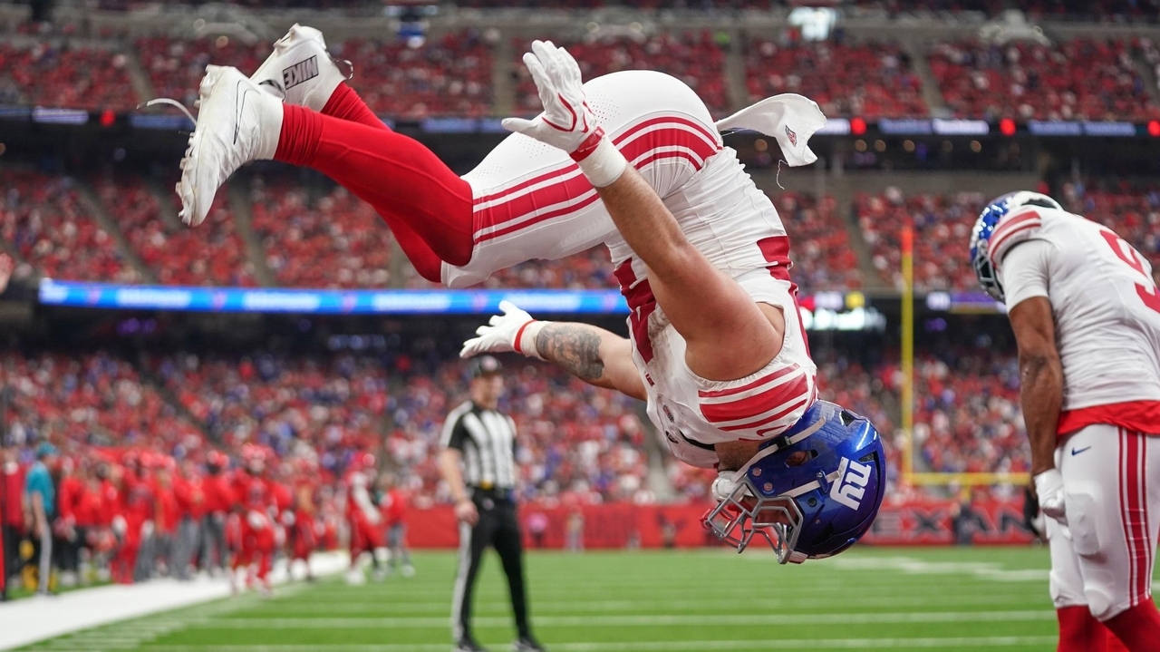 Evan Barnes: Cam Skattebo, Devin Singletary redeem Giants' running game ...