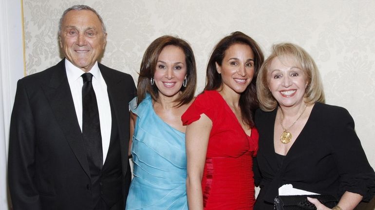 Anthony Scotto in 2010 with his daughters Rosanna and Elaina...