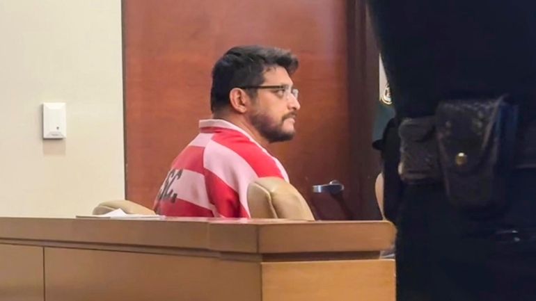 Eddie Duran sits in an Okaloosa County courtroom on Thursday,...