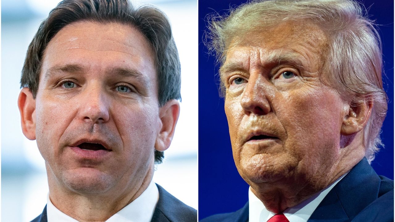 Trump returns to campaign trail in Iowa as GOP rival DeSantis makes case to New Hampshire voters