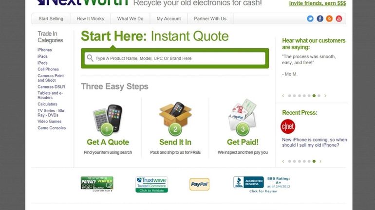 Nextworth.com is a site that allows users to trade in...