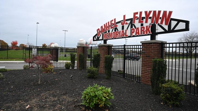 Daniel J. Flynn Memorial Park in Commack houses ballfields and...