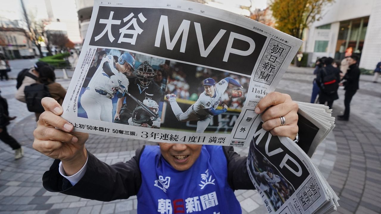 Shohei Ohtani's 4th MVP award sparks celebrations in Japan - Newsday