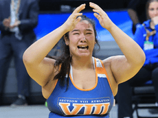 VSN's Naomi Gonzalez, Bellport's Aaliyah Morrow earn state wrestling titles