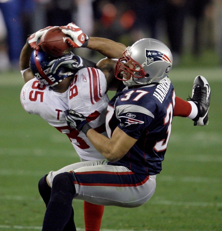 Justin Tuck, Feb. 3, 2008 vs. Patriots in Super Bowl XLII