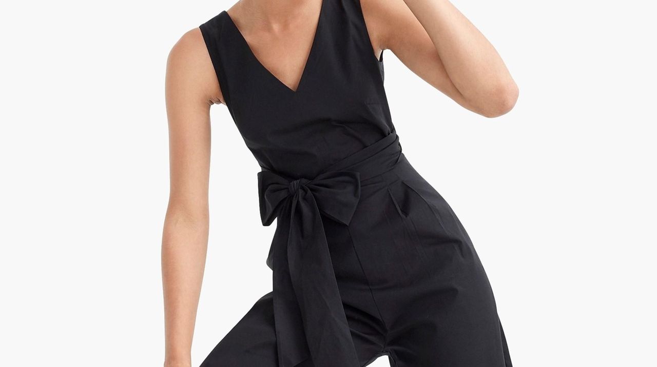 J crew store wrap tie jumpsuit