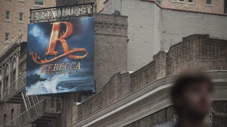 An exterior view of the Broadhurst Theatre, where the musical,...