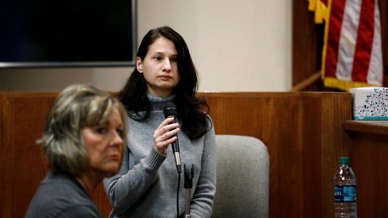 Gypsy Rose Blanchard takes the stand during the trial of...