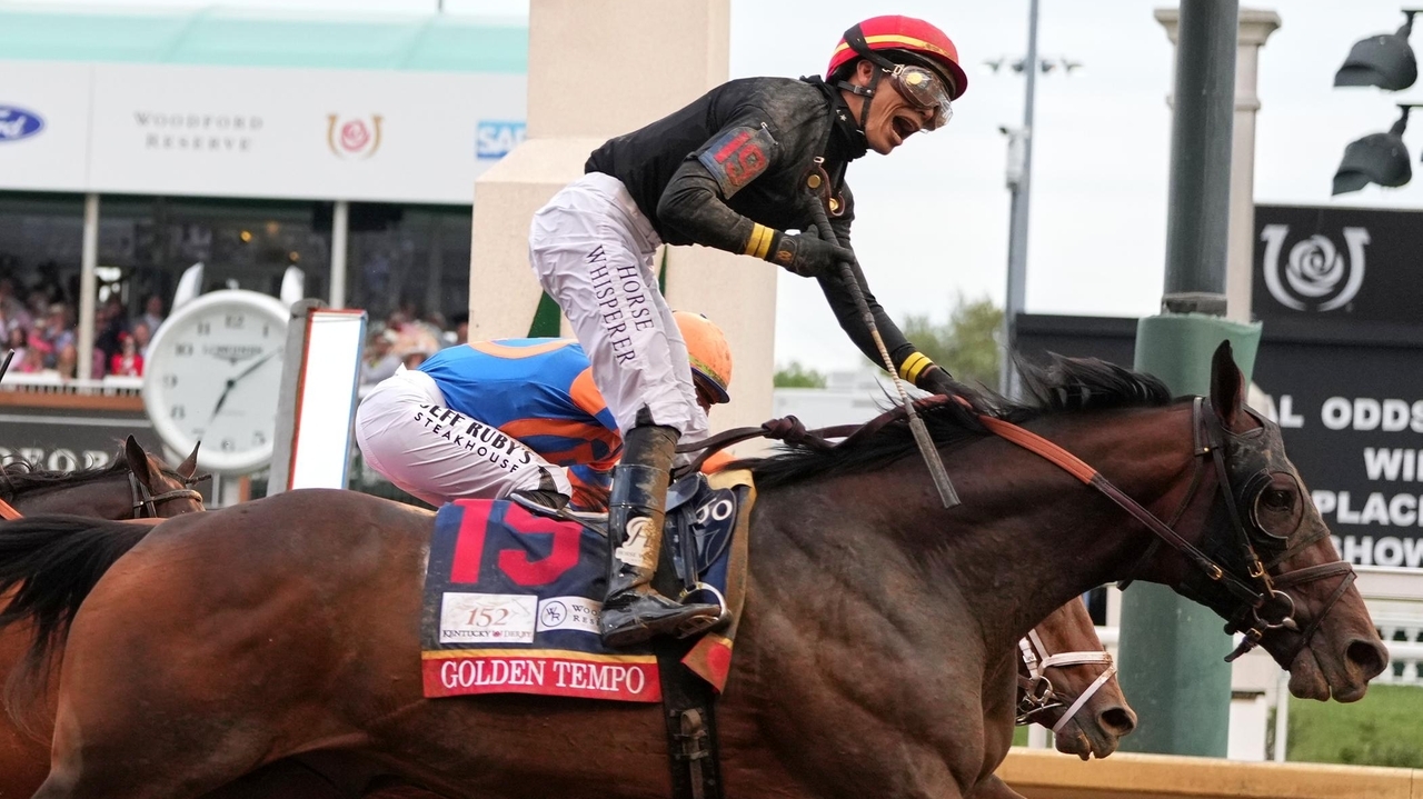 Kentucky Derby winner Golden Tempo is not running in the Preakness ...