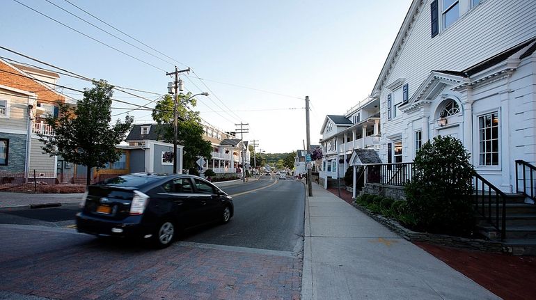 Port Jefferson offiicials said that bicyclists were blocking East Broadway.