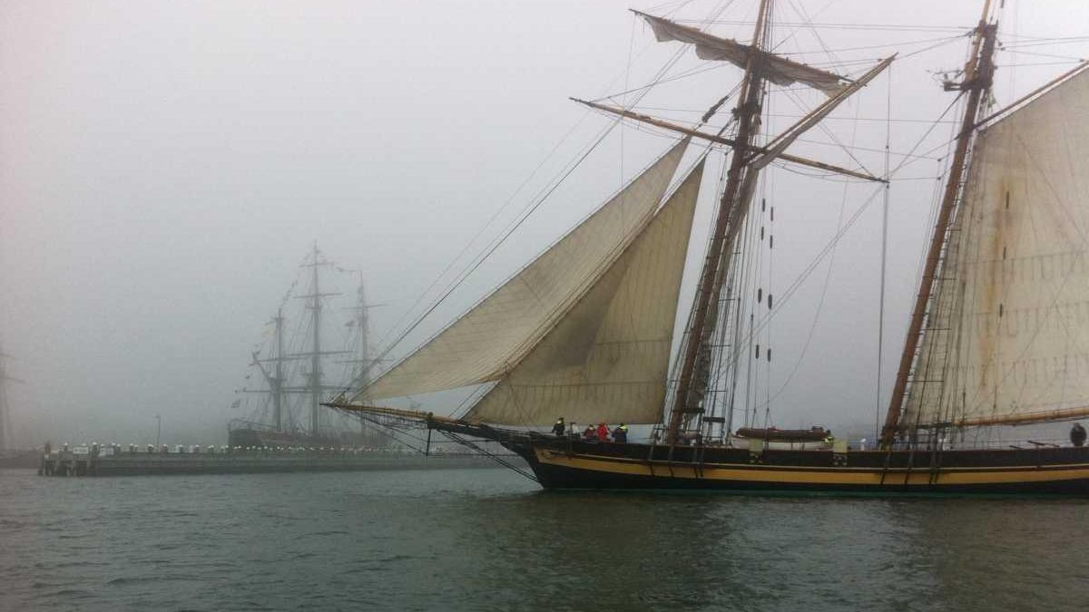 Tall ships arrive in Greenport Harbor Newsday