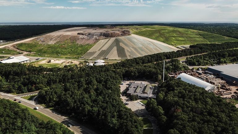 The Brookhaven landfill in Yaphank, shown last August, is 270...