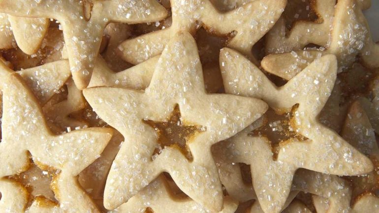 Vanilla stained-glass star cookies taste as good as they look....