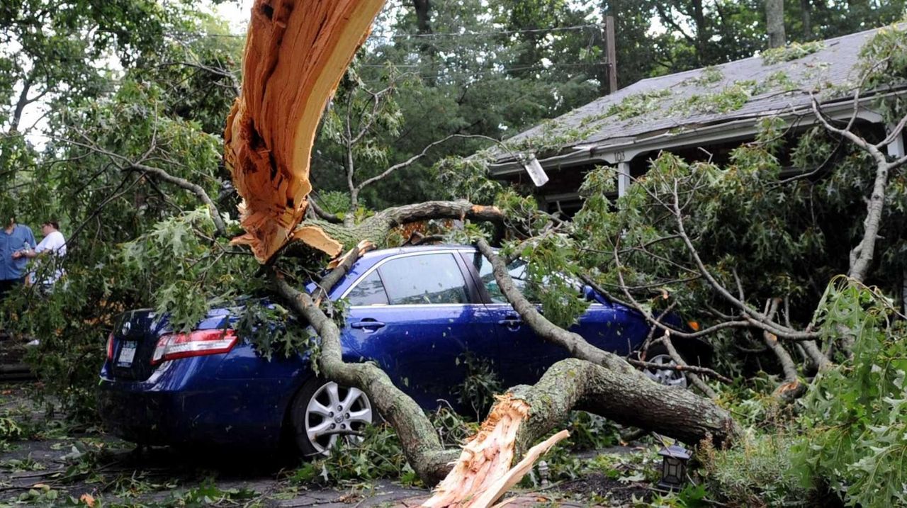 A rough awakening for LIers as storm sweeps across Long Island - Newsday