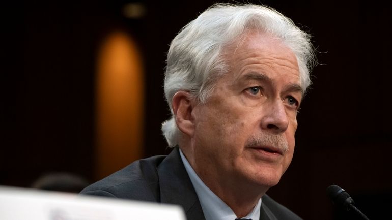 CIA director William Burns speaks during a hearing, March 11,...