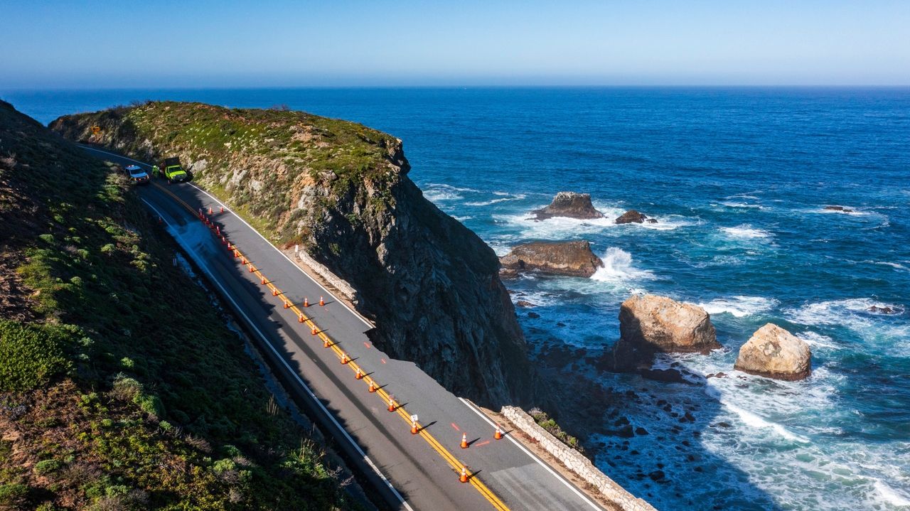 California's scenic Highway 1 near Big Sur reopens 3 years after damaging landslides