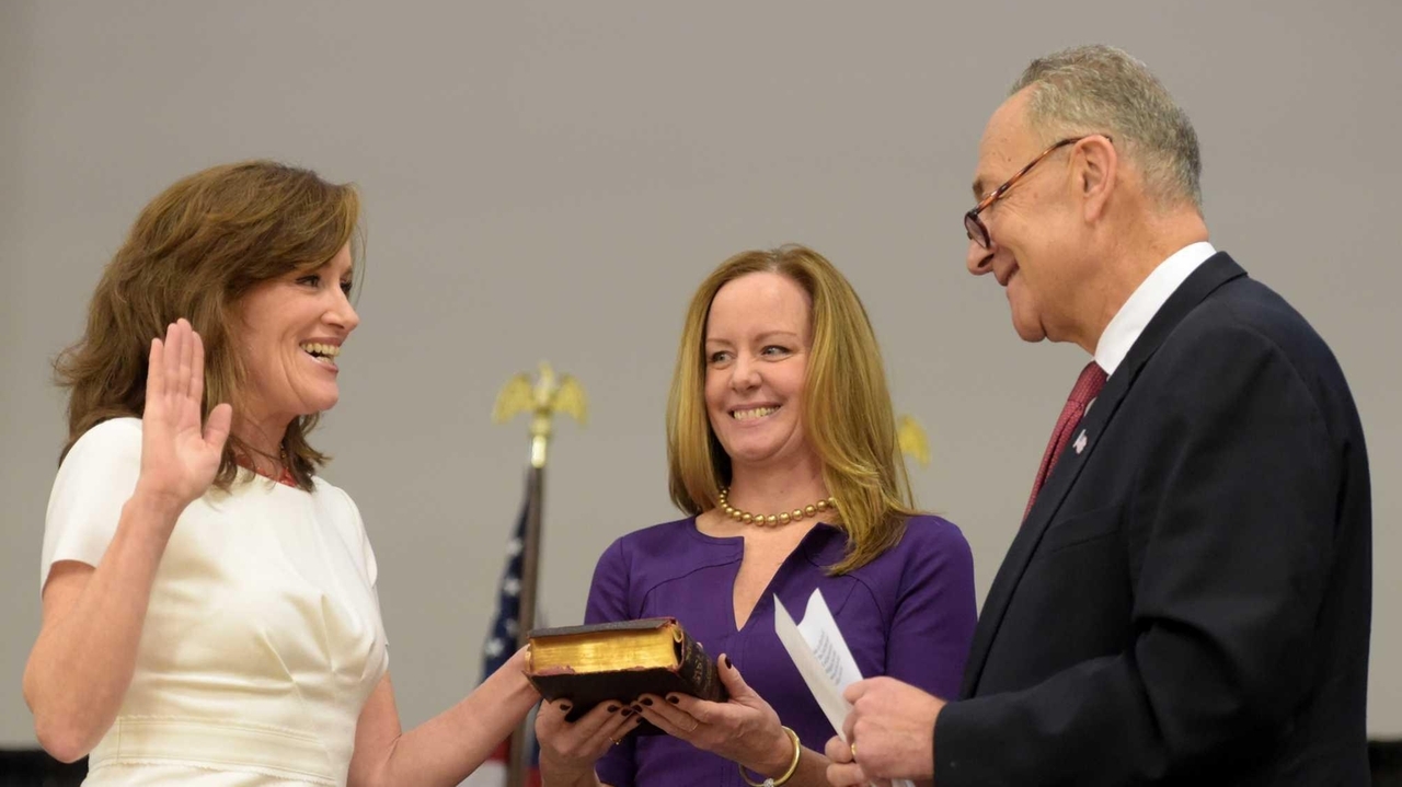 Kathleen Rice sworn in before local audience - Newsday