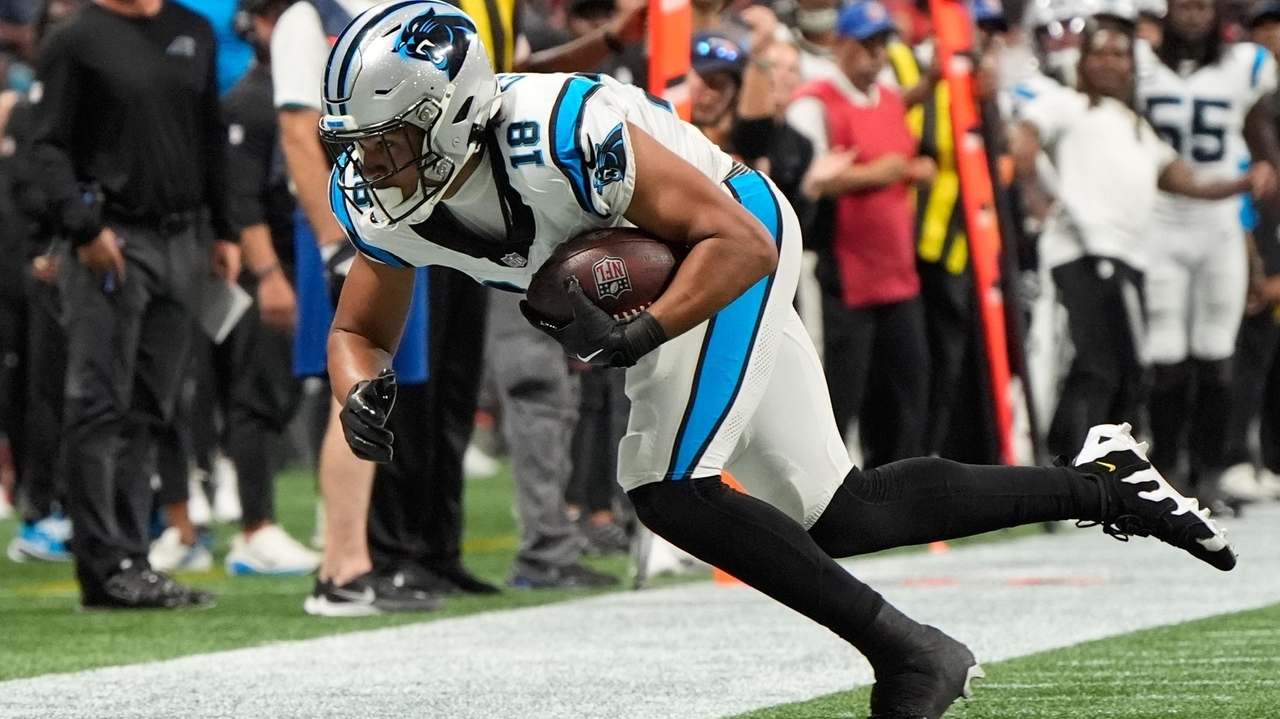 Jalen Coker Questionable for Panthers Game Against Browns With Ankle Injury