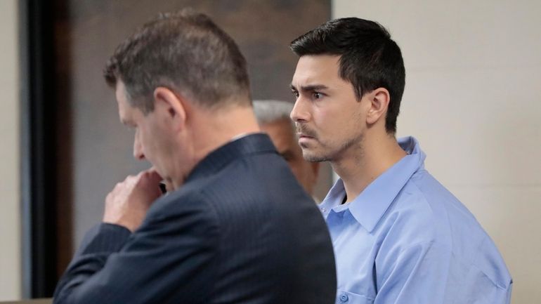 Matthew Nilo is arraigned in Suffolk Superior Court in Boston,...