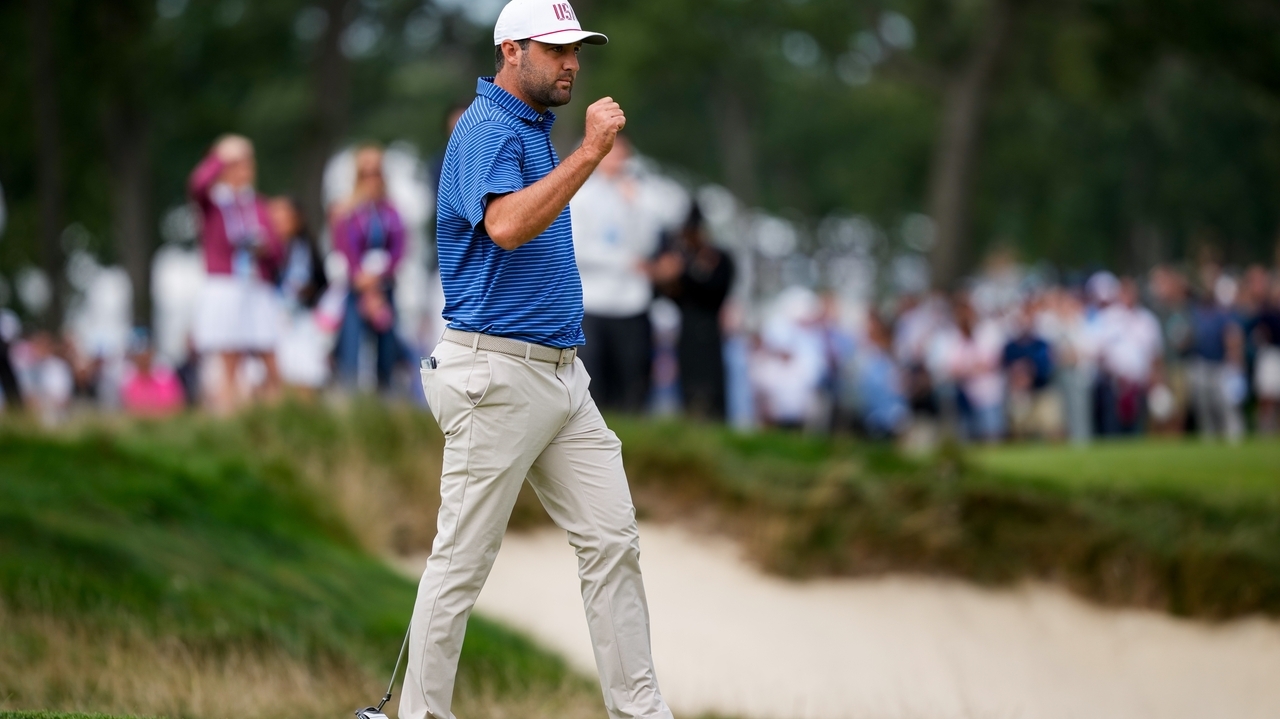 Scheffler, Burns win together for U.S