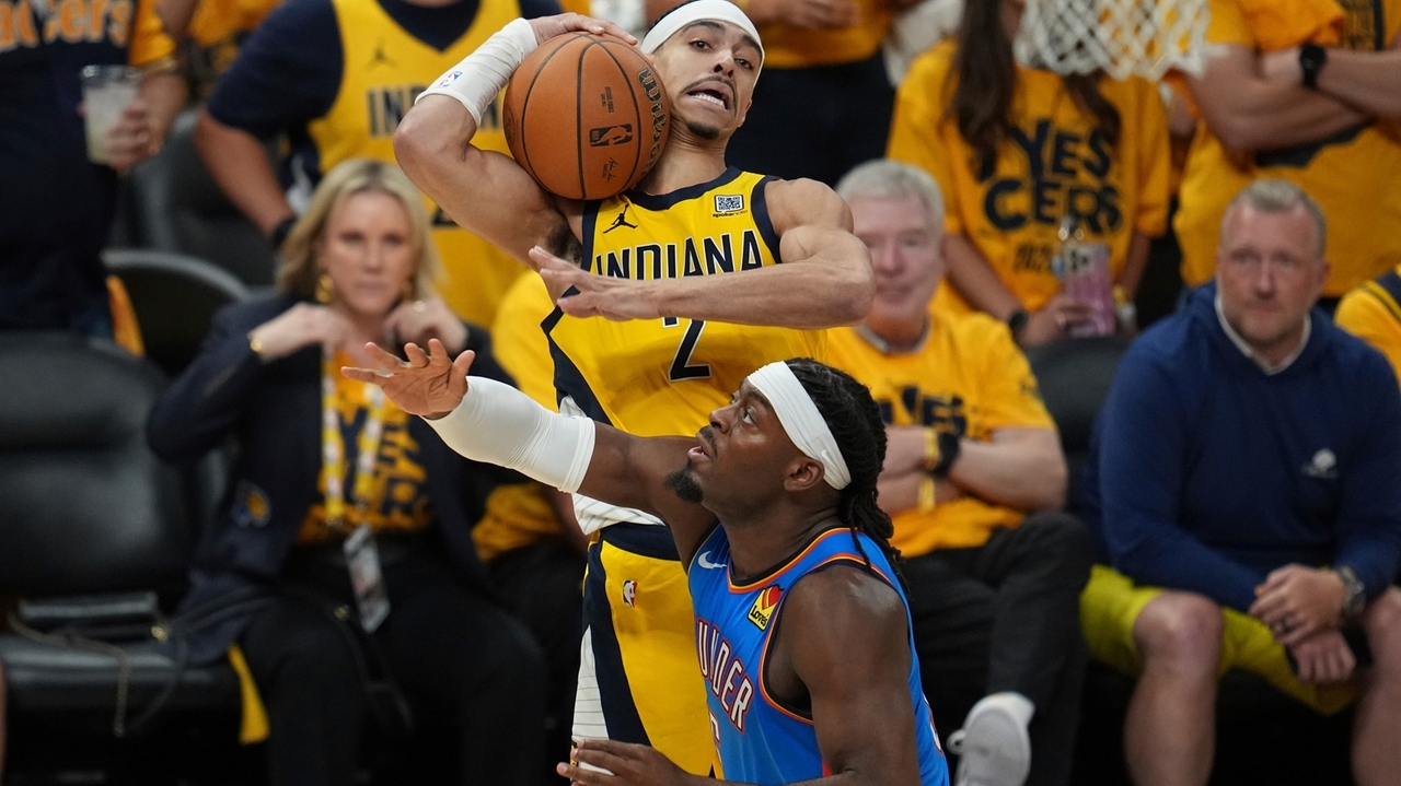 Pacers avoid 2nd straight home-court playoff exit, routing Thunder to ...