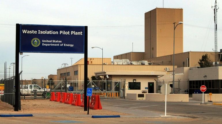 The Waste Isolation Pilot Plant is seen, March 6, 2014,...