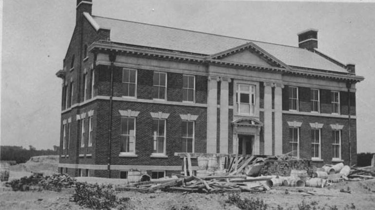 Cutler Hall which, with Hicks Hall, were originally called the...