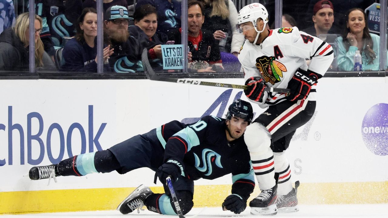 Kraken Beat Blackhawks 7-3 For 4th Straight Victory - Newsday