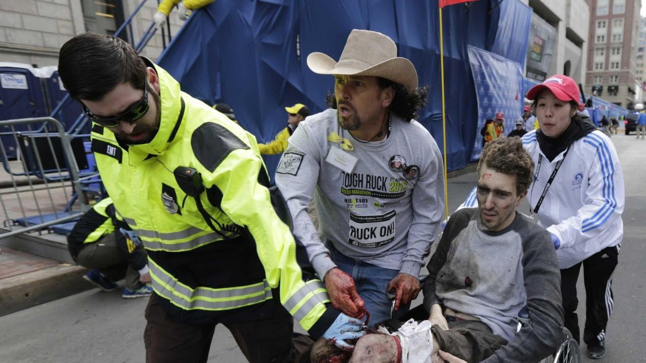 Boston Marathon visitor Carlos Arredondo's heroic moment Newsday