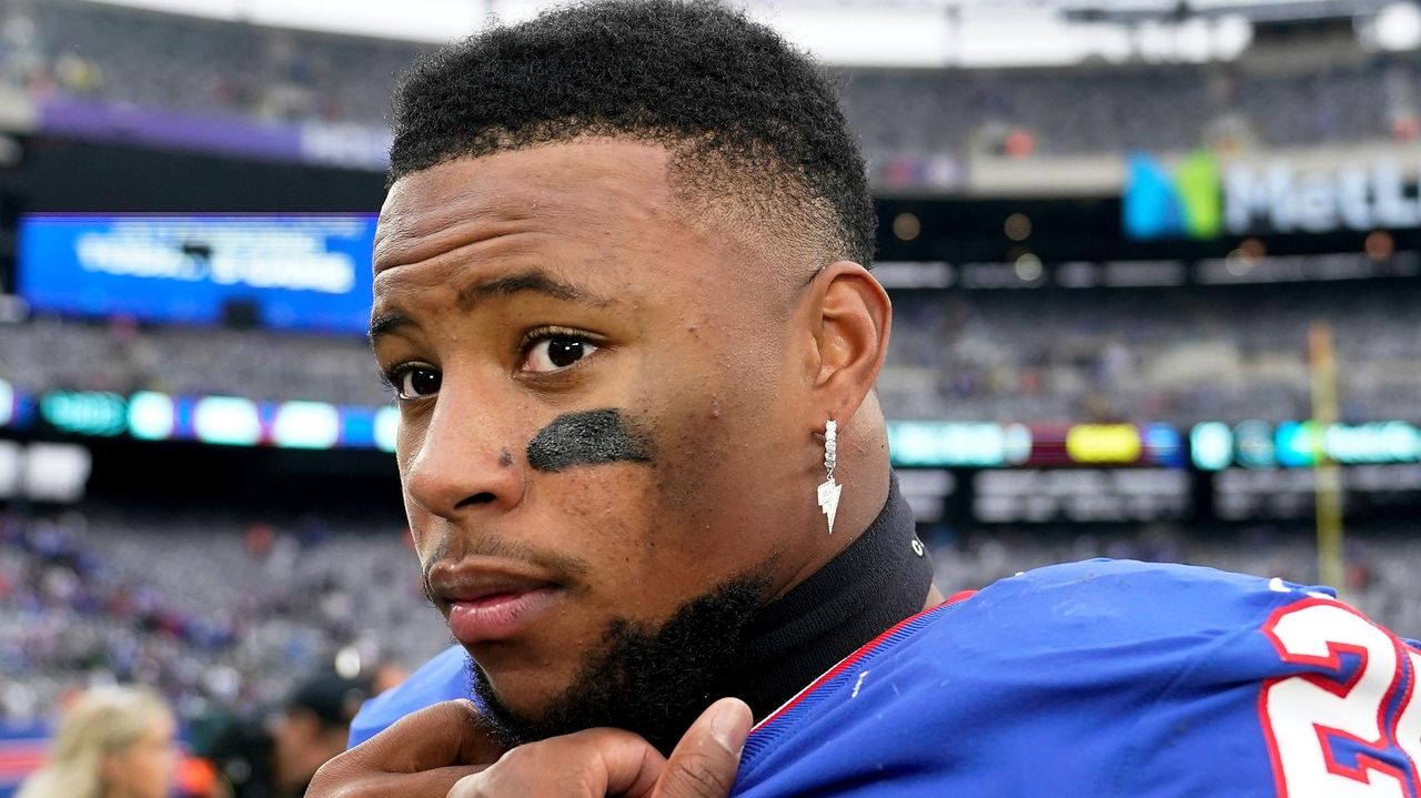 Talking with Giants running back Saquon Barkley - Newsday