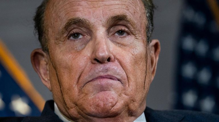Rudy Giuliani, a leader of President Donald Trump's election legal...