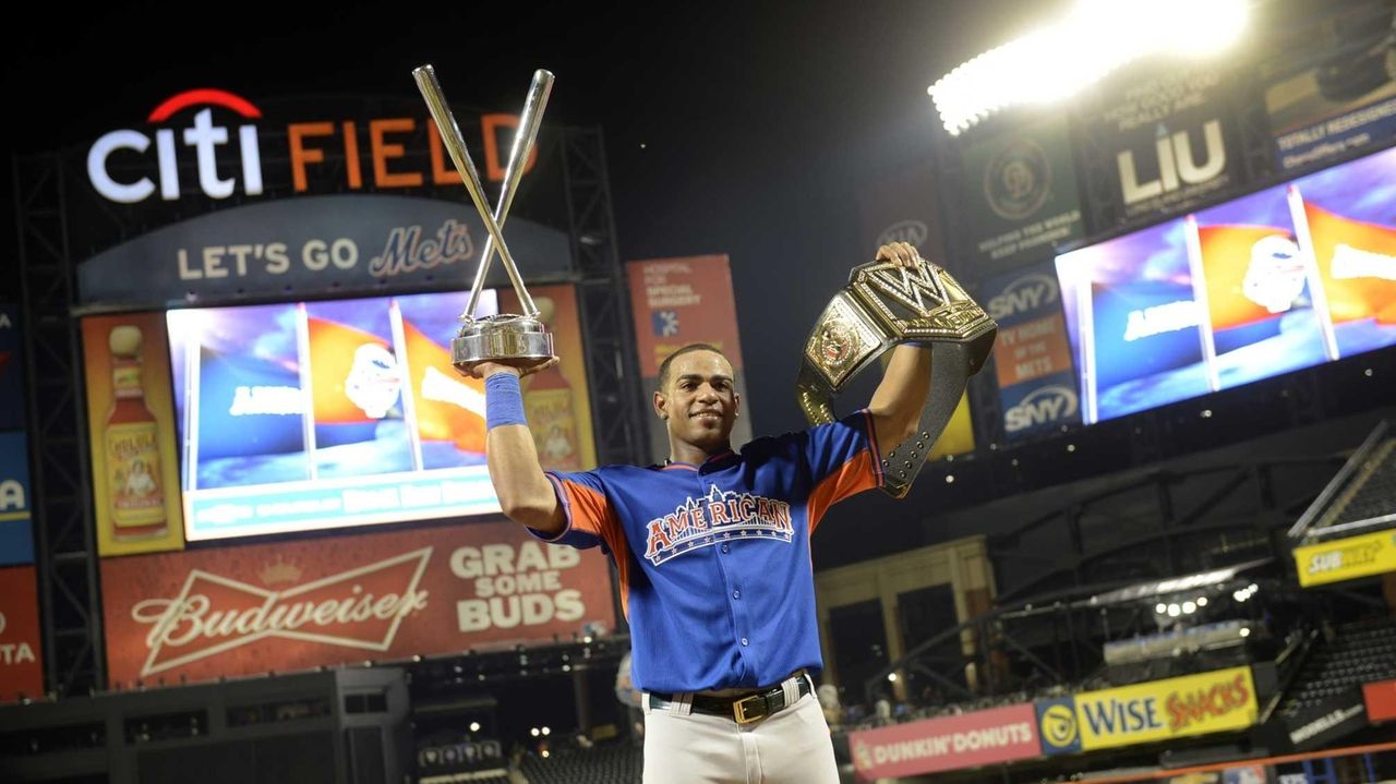 Yoenis Cespedes puts on a show at Home Run Derby - Newsday