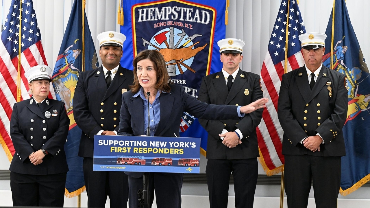 Hochul signs bill increasing tax credits for volunteer firefighters
