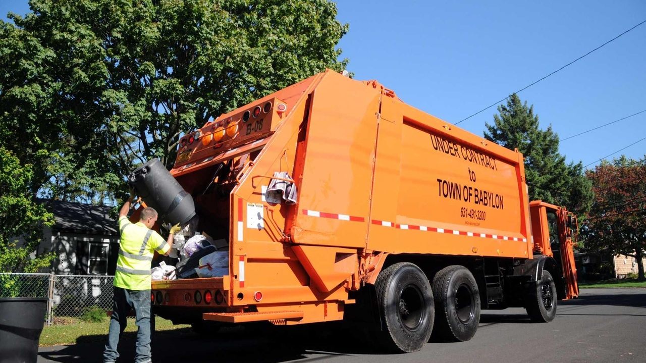 Babylon Town's new trash hauler has tough first week Newsday