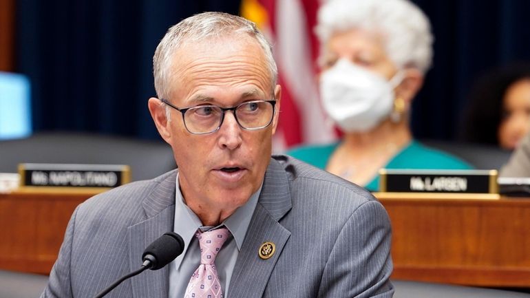 Rep. Jared Huffman, D-Calif., speaks as the House Committee on...