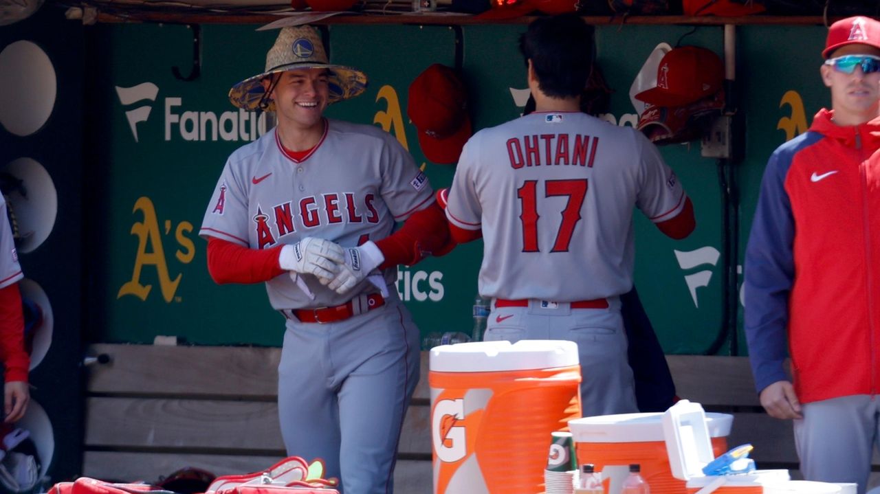 O'Hoppe hits first HR, Trout, Ohtani connect in Angels win Newsday