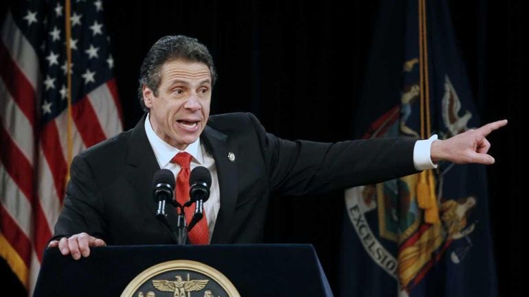 New York Gov. Andrew M. Cuomo delivers his second State...